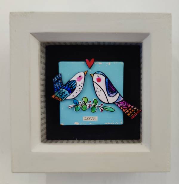 - a , Mixed Media Sculpture by Catherine Hoskin, measuring 12 x 12 cm (H x W) £48